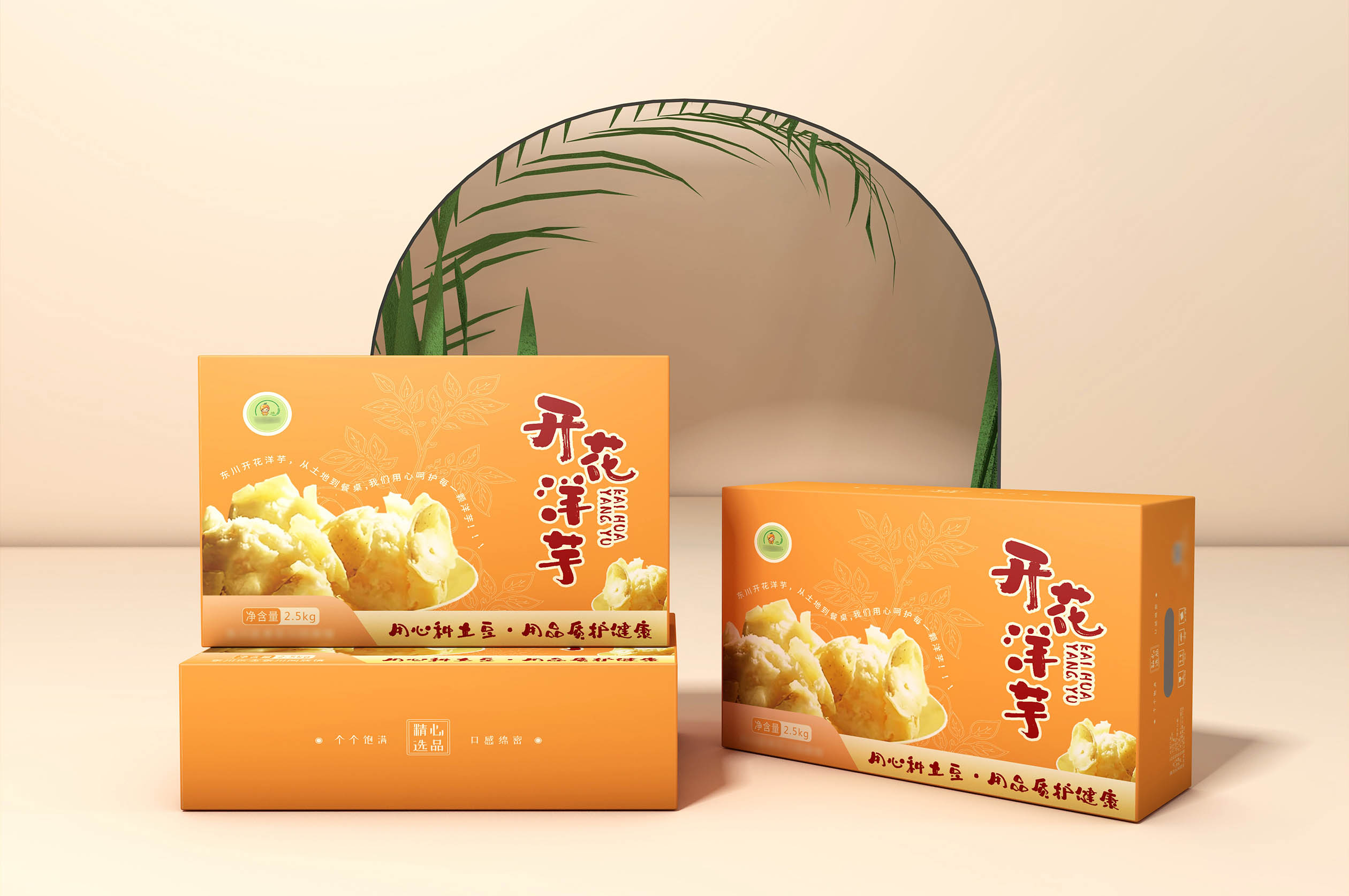 洋芋瓦楞盒包装