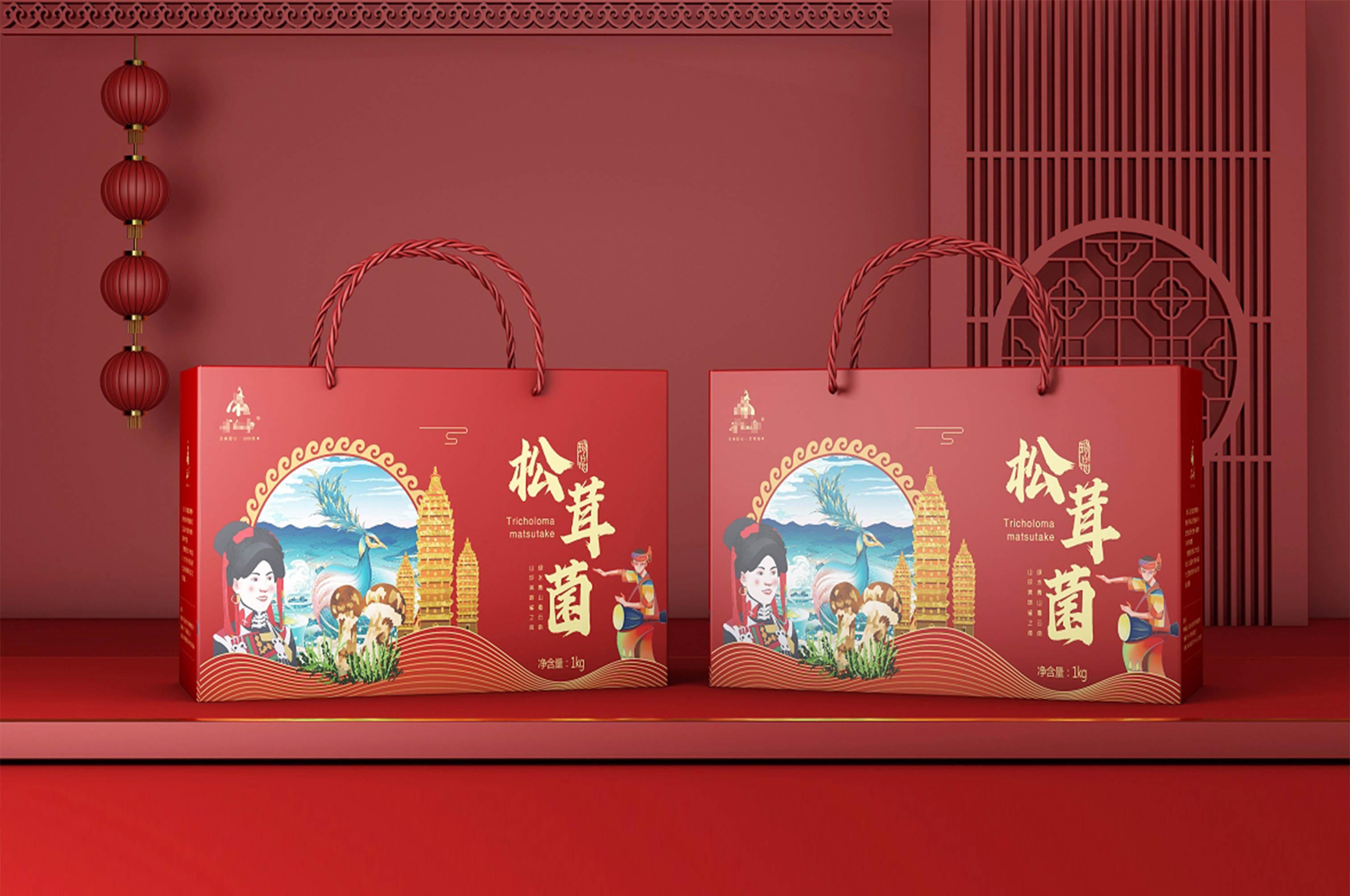 菌子瓦楞盒 图1