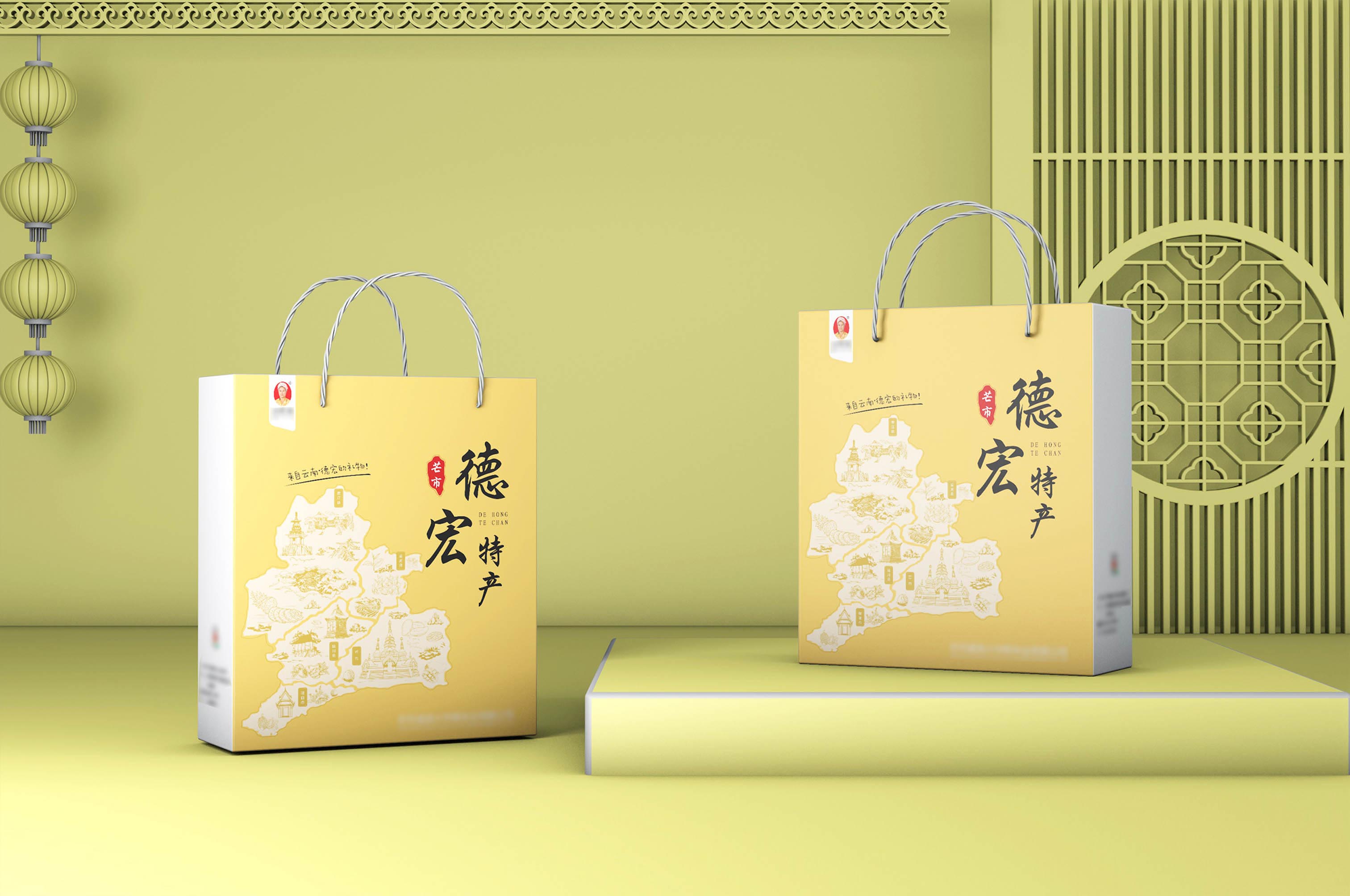 土特产瓦楞盒 图1
