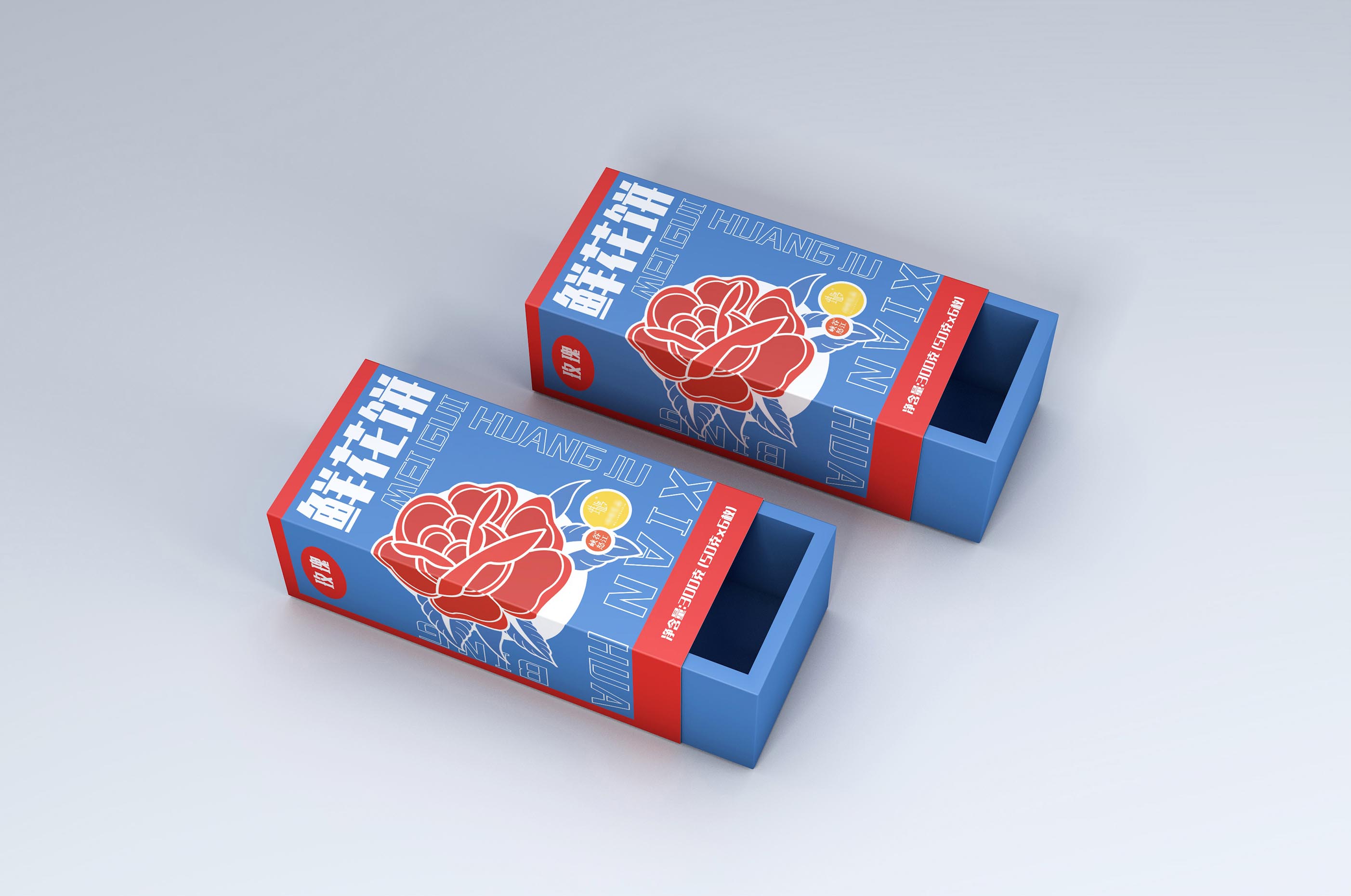 鲜花饼/月饼卡盒 图2